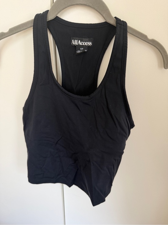 ALL ACCESS Tops - ALL ACCESS Black Racerback Athletic Tank